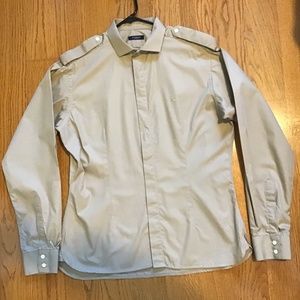 Burberry Military Style Shirt Size Large